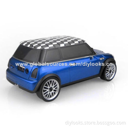 Music Car Style Mini Portable MP3 Bass Speaker, Support microSD/TF Card, USB and FM (Blue)